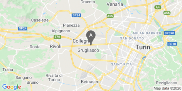 mappa Via Cattaneo, 6 - Collegno (TO)  auto lungo termine a Torino