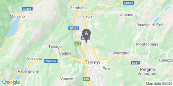 mappa 43, Via Bolzano - Gardolo (TN)  bici  a Trento