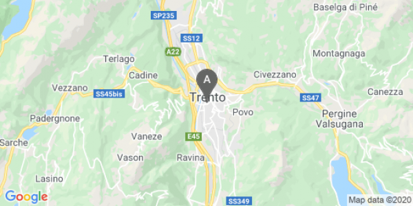 mappa Piazza Dante - Trento (TN)  bici  a Trento