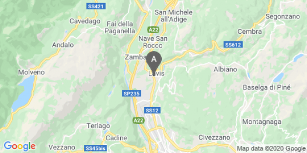 mappa Via Nazionale, 56/58/60 - Lavis (TN)  bici  a Trento