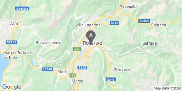mappa Via Saibanti, 3 - Rovereto (TN)  bici  a Trento