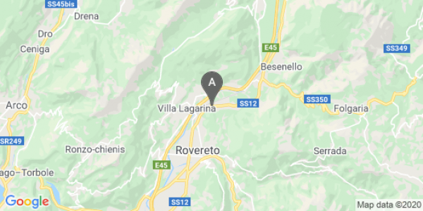mappa Via Panizza, 62 - Volano (TN)  bici  a Trento