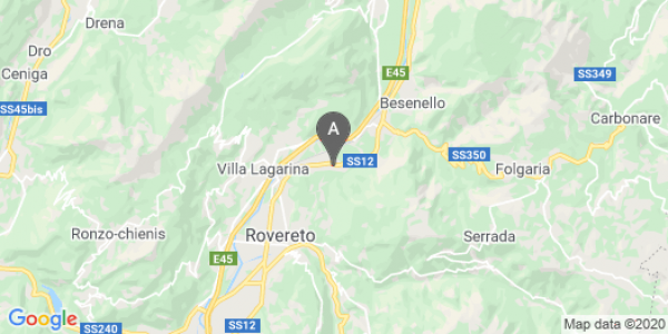 mappa Via Roma, 56/G - Volano (TN)  bici  a Trento