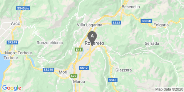 mappa Via Craffonara, 4 - Rovereto (TN)  bici  a Trento