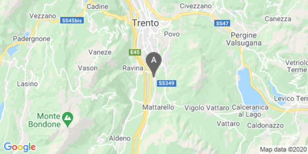 mappa Via Di San Vincenzo, 42 - Trento (TN)  auto lungo termine a Trento