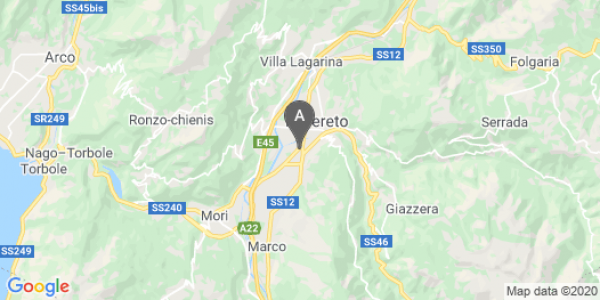mappa Via Bretella Ai Fiori, 4 - Rovereto (TN)  auto lungo termine a Trento