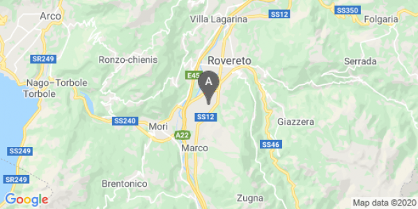 mappa Via Di Vittorio, 17 - Rovereto (TN)  auto lungo termine a Trento