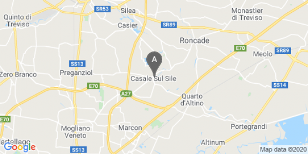 mappa 24, Via Nuova Trevigiana Casale - Casale Sul Sile (TV)  bici  a Treviso
