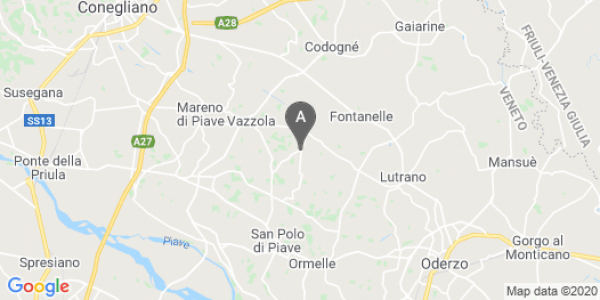 mappa Via Monte Grappa, 36 - Visna' (TV)  auto lungo termine a Treviso