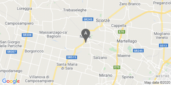 mappa Via Guglielmo Marconi, 13 - Noale (VE)  auto lungo termine a Treviso