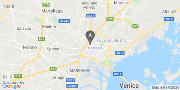 mappa Via Castellana, 2 - Mestre (VE)  auto lungo termine a Treviso