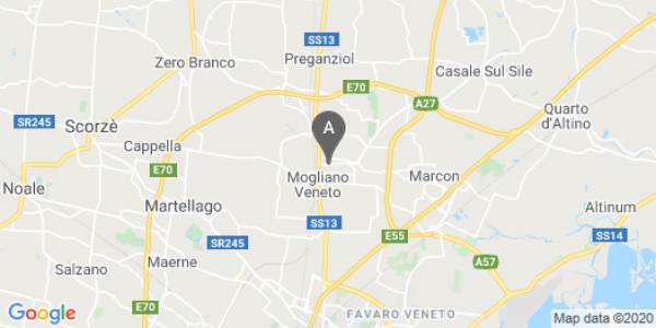 mappa Via Zermanesa, 5 - Mogliano Veneto (TV)  auto lungo termine a Treviso