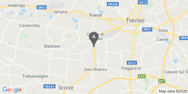 mappa Via Dell' Industria, 8/H - Quinto Di Treviso (TV)  auto lungo termine a Treviso