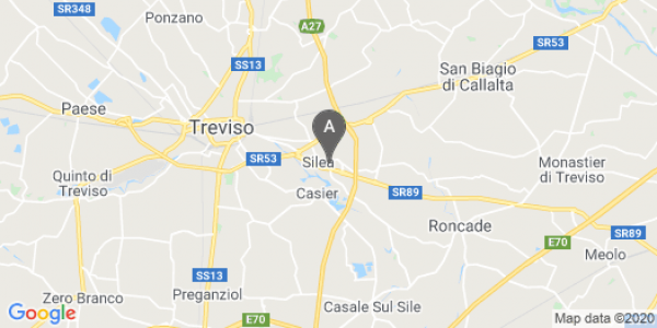 mappa Via Cendon, 2/A - Silea (TV)  auto lungo termine a Treviso