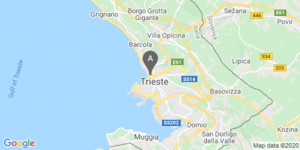 mappa Via Corsi Guido, 2/C - Trieste (TS)  bici  a Trieste