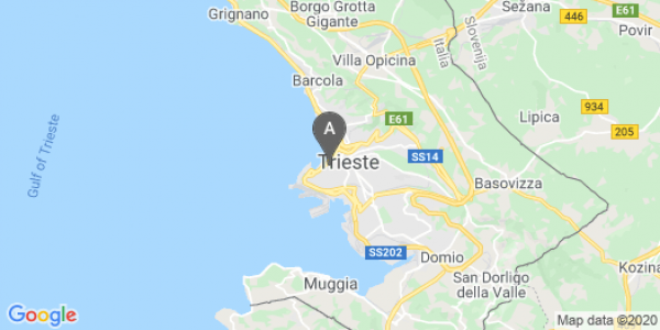 mappa Via Del Pesce, 2/B - Trieste (TS)  bici  a Trieste