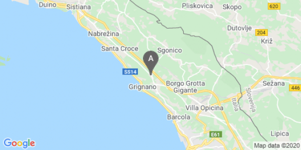 mappa 7, Campo Sacro - Sgonico (TS)  bici  a Trieste