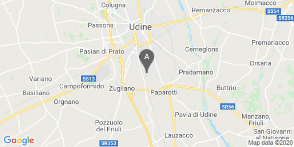mappa Via Slovenia, 2 - Udine (UD)  auto lungo termine a Udine