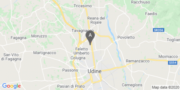mappa Via Fermi Enrico, 63 - Tavagnacco (UD)  auto lungo termine a Udine