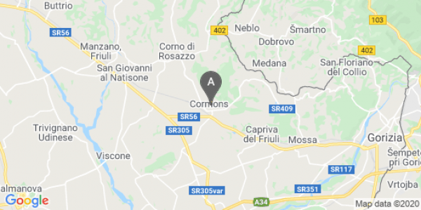 mappa 14, Via Di Manzano Francesco - Cormons (GO)  bici  a Udine