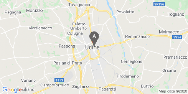 mappa 44, Via Caccia Antonio - Udine (UD)  bici  a Udine