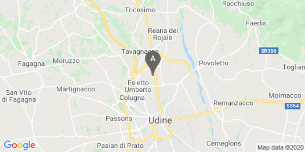 mappa Snc, Via Del Lavoro - Tavagnacco (UD)  bici  a Udine