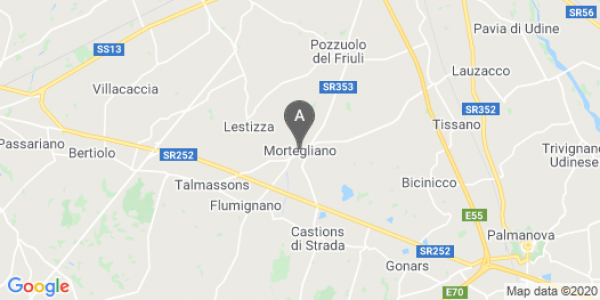 mappa 4/A, Via Cavour - Mortegliano (UD)  bici  a Udine