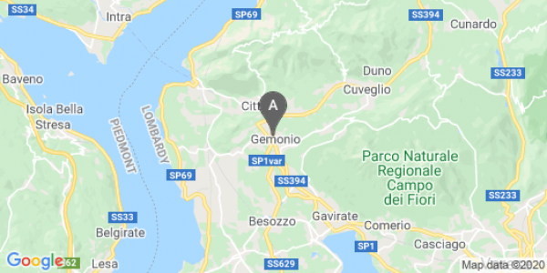 mappa Via C. Battisti, 40 - Gemonio (VA)  auto lungo termine a Varese
