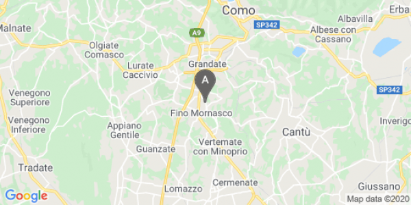 mappa Via Lambro, 9 - Fino Mornasco (CO)  auto lungo termine a Varese