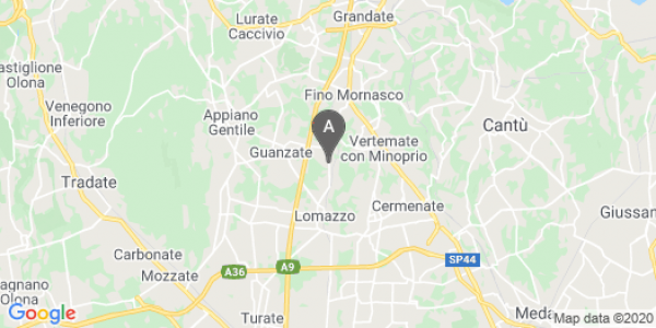 mappa Via Alessandro Manzoni, 30 - Cadorago (CO)  auto lungo termine a Varese