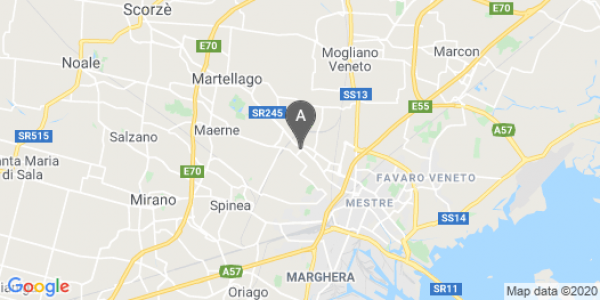 mappa Via E. Tito, 2 - Zelarino (VE)  bici  a Venezia