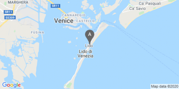mappa Via Marin Sanudo, 16 - Lido di Venezia (VE)  bici  a Venezia