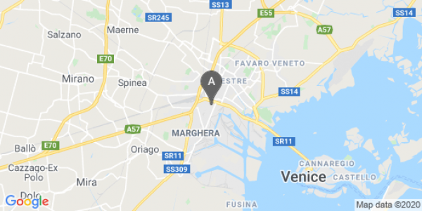 mappa Via Giorgio Rizzardi - Marghera (VE)  bici  a Venezia