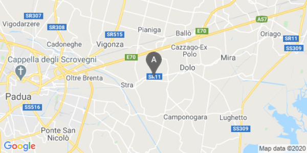 mappa Via Riviera Del Brenta, 141 - Fiesso D'Artico (VE)  auto lungo termine a Venezia