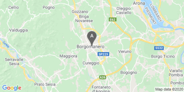 mappa Viale A. Marazza, 30 - Borgomanero (NO)  auto lungo termine a Verbano-Cusio-Ossola