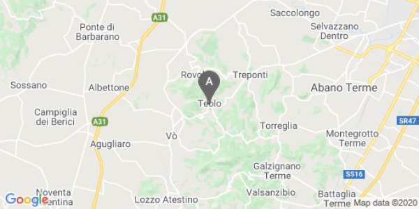 mappa 2, Via Roma - Teolo (PD)  bici  a Vicenza