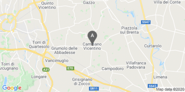 mappa 36, Via XX Settembre - Camisano Vicentino (VI)  bici  a Vicenza