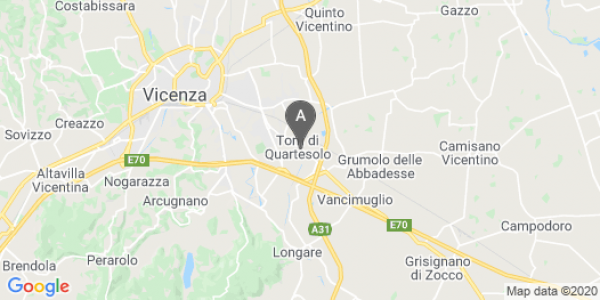 mappa 84, Via Roma - Torri Di Quartesolo (VI)  bici  a Vicenza