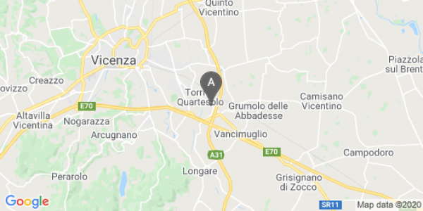 mappa 2, Via Verona - Torri Di Quartesolo (VI)  bici  a Vicenza
