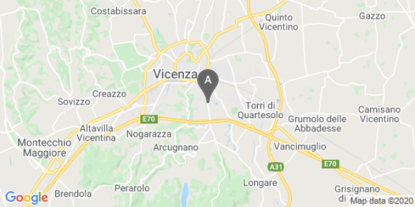 mappa Viale Riviera Berica, 129 - Vicenza (VI)  bici  a Vicenza
