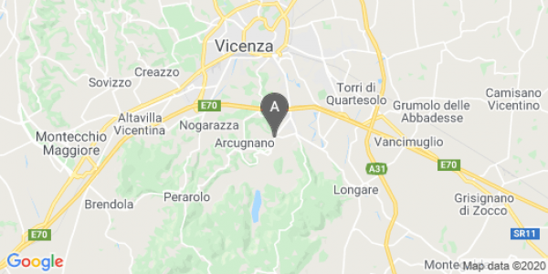 mappa 70, Via Tormeno - Arcugnano (VI)  bici  a Vicenza