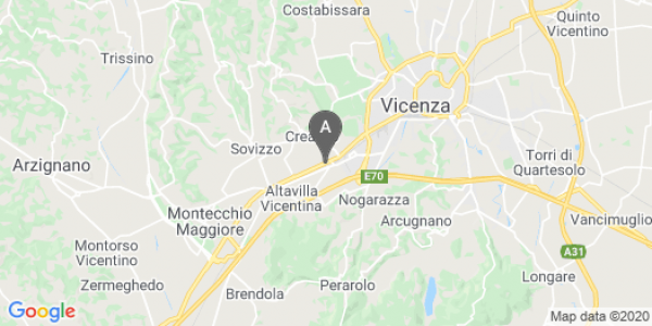 mappa 110, Via Olmo - Olmo (VI)  bici  a Vicenza