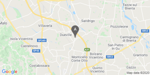 mappa 38, Via Pascoli Giovanni - Povolaro (VI)  bici  a Vicenza
