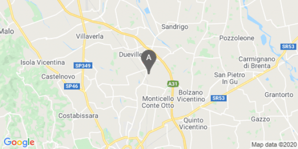 mappa 21, Via Artigianato - Dueville (VI)  bici  a Vicenza