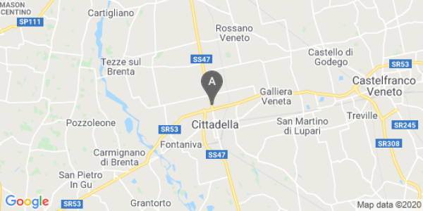 mappa Via Pozzetto, 30 - Cittadella (PD)  bici  a Vicenza