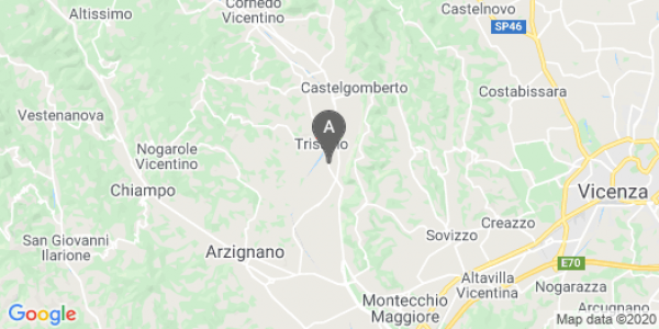mappa Viale Dell' Industria, 45 - Trissino (VI)  bici  a Vicenza