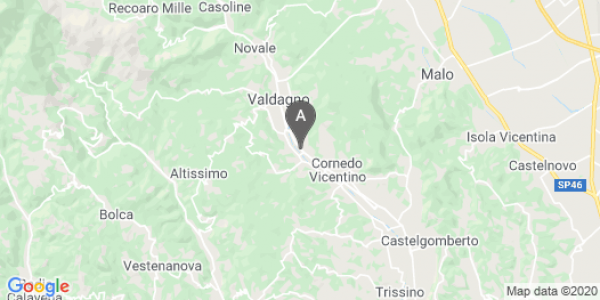mappa 33, V. Monte Ortigara - Cornedo Vicentino (VI)  bici  a Vicenza