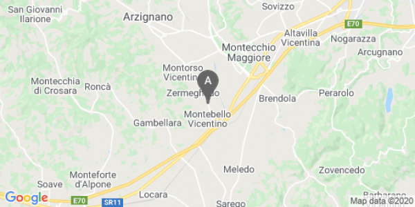 mappa 97, Via Lungo Chiampo - Montebello Vicentino (VI)  bici  a Vicenza