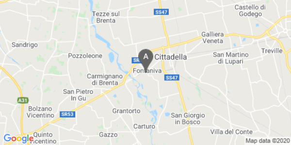 mappa 4, Via Fornaci - Fontaniva (PD)  bici  a Vicenza