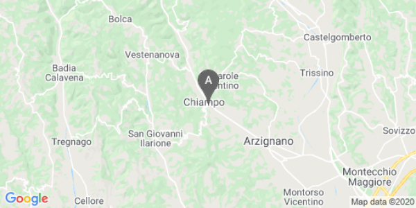 mappa 5, Via Volta Alessandro - Chiampo (VI)  bici  a Vicenza